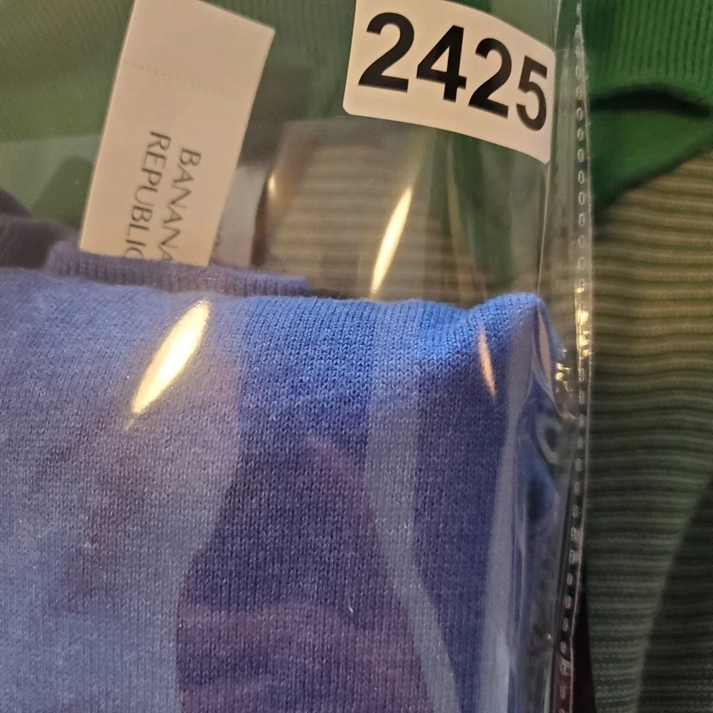 Banana Republic Sweater Mens 2XL Blue Pullover Long Sleeve‎ Cotton Shirt Casual